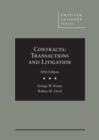 Image for Contracts : Transactions and Litigation