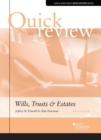 Image for Quick Review of Wills, Trusts, and Estates