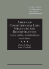 Image for American constitutional law  : structure and reconstruction