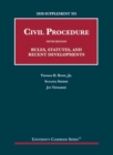 Image for 2020 Supplement to Civil Procedure, Rules, Statutes, and Recent Developments