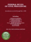 Image for Federal Rules of Civil Procedure, Educational Edition, 2020-2021