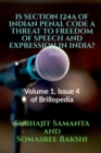 Image for Is Section 124a of Indian Penal Code a Threat to Freedom of Speech and Expression in India? : Volume 1, Issue 4 of Brillopedia