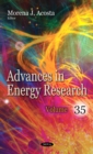 Image for Advances in Energy Research. Volume 35