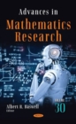 Image for Advances in mathematics researchVolume 30