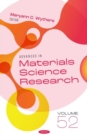 Image for Advances in materials science researchVolume 52
