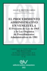 Image for EL PROCEDIMIENTO ADMINISTRATIVO EN VENEZUELA. El Proyecto de Ley de 1965 y la Ley Organica de Procedimientos Administrativos de 1981