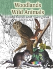 Image for Woodlands wild animals Realistic animals adult coloring book