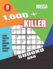 Image for 1,000 + Mega sudoku killer 8x8