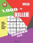 Image for 1,000 + Mega sudoku killer 8x8
