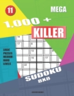 Image for 1,000 + Mega sudoku killer 8x8