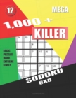 Image for 1,000 + Mega sudoku killer 8x8