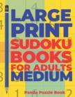 Image for Large Print Sudoku Books For Adults Medium : Logic Games Adults - Brain Games For Adults - Mind Games For Adults