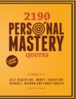 Image for 2190 PERSONAL MASTERY QUOTES: SELF DISCI