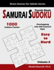 Image for Samurai Sudoku Puzzle Book : 1000 Easy to Hard Sudoku Puzzles Overlapping into 200 Samurai Style