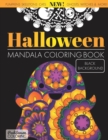 Image for Halloween Mandala Coloring Book Black Background : Fun and Spooky Stress Relieving and Relaxing Designs Adults and Kids