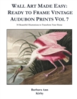 Image for Wall Art Made Easy : Ready to Frame Vintage Audubon Prints Vol 7: 30 Beautiful Illustrations to Transform Your Home