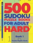 Image for 500 Sudoku Puzzle Books For Adults Hard - Book 1