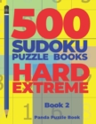 Image for 500 Sudoku Puzzle Books Hard Extreme - Book 2 : Brain Games Sudoku - Mind Games For Adults - Logic Games Adults