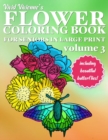 Image for Flower Coloring Book for Seniors Large Print