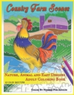 Image for Country Farm Scenes Color By Number For Adults - Nature, Animal and Easy Designs - Adult Coloring Book