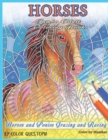 Image for Horses Jumbo Adult Coloring Book - Horses and Ponies Grazing and Racing Color By Number