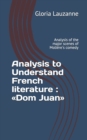 Image for Analysis to Understand French literature : Dom Juan: Analysis of the major scenes of Moliere&#39;s comedy
