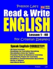 Image for Preston Lee&#39;s Read &amp; Write English Lesson 1 - 40 For Croatian Speakers (British Version)