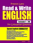 Image for Preston Lee&#39;s Read &amp; Write English Lesson 1 - 20 For Lithuanian Speakers