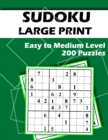 Image for Sudoku Large Print 200 Easy to Medium Puzzles