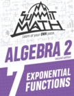 Image for Summit Math Algebra 2 Book 7 : Exponential Functions