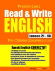 Image for Preston Lee&#39;s Read &amp; Write English Lesson 21 - 40 For Chinese Speakers