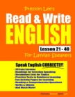 Image for Preston Lee&#39;s Read &amp; Write English Lesson 21 - 40 For Latvian Speakers