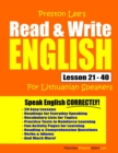 Image for Preston Lee&#39;s Read &amp; Write English Lesson 21 - 40 For Lithuanian Speakers