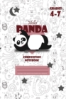 Image for Hello Panda Primary Composition 4-7 Notebook, 102 Sheets, 6 x 9 Inch White Cover