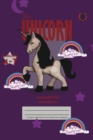Image for My Unicorn Primary Composition 4-7 Notebook, 102 Sheets, 6 x 9 Inch Purple Cover