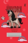 Image for My Unicorn Primary Composition 4-7 Notebook, 102 Sheets, 6 x 9 Inch Red Cover