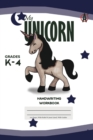Image for My Unicorn Primary Handwriting k-4 Workbook, 51 Sheets, 6 x 9 Inch Blue Cover