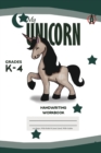 Image for My Unicorn Primary Handwriting k-4 Workbook, 51 Sheets, 6 x 9 Inch Olive Green Cover
