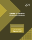 Image for Grids and Guides Square Grid, Quad Ruled, Composition Notebook, 100 Sheets, Large Size 8 x 10 Inch beige Cover