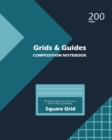 Image for Grids and Guides Square Grid, Quad Ruled, Composition Notebook, 100 Sheets, Large Size 8 x 10 Inch Blue Cover