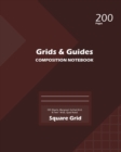 Image for Grids and Guides Square Grid, Quad Ruled, Composition Notebook, 100 Sheets, Large Size 8 x 10 Inch Coffee Cover
