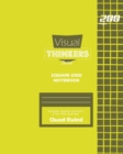 Image for Visual Thinkers Square Grid, Quad Ruled, Composition Notebook, 100 Sheets, Large Size 8 x 10 Inch Yellow Cover