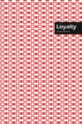 Image for Loyalty Lifestyle, Creative, Write-in Notebook, Dotted Lines, Wide Ruled, Medium Size 6 x 9 Inch, 288 Pages (Red)