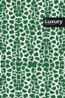 Image for Luxury Lifestyle, Animal Print, Write-in Notebook, Dotted Lines, Wide Ruled, Medium Size 6 x 9 Inch, 288 Pages (Green)