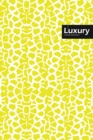 Image for Luxury Lifestyle, Animal Print, Write-in Notebook, Dotted Lines, Wide Ruled, Medium Size 6 x 9 Inch, 288 Pages (Yellow)