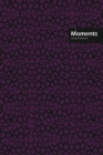 Image for Moments Lifestyle, Animal Print, Write-in Notebook, Dotted Lines, Wide Ruled, Medium 6 x 9 Inch, 288 Pages (Purple)