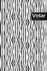 Image for Velar Lifestyle, Animal Print, Write-in Notebook, Dotted Lines, Wide Ruled, Medium Size 6 x 9 Inch, 144 Sheets (Black)