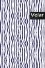 Image for Velar Lifestyle, Animal Print, Write-in Notebook, Dotted Lines, Wide Ruled, Medium Size 6 x 9 Inch, 144 Sheets (Blue)