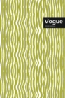 Image for Vogue Lifestyle, Animal Print, Write-in Notebook, Dotted Lines, Wide Ruled, Medium Size 6 x 9 Inch, 144 Sheets (Beige)