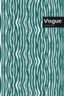 Image for Vogue Lifestyle, Animal Print, Write-in Notebook, Dotted Lines, Wide Ruled, Size 6 x 9 Inch, 144 Sheets (Olive Green)